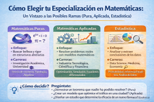 Como Elegir tu Especializacion en Matematicas